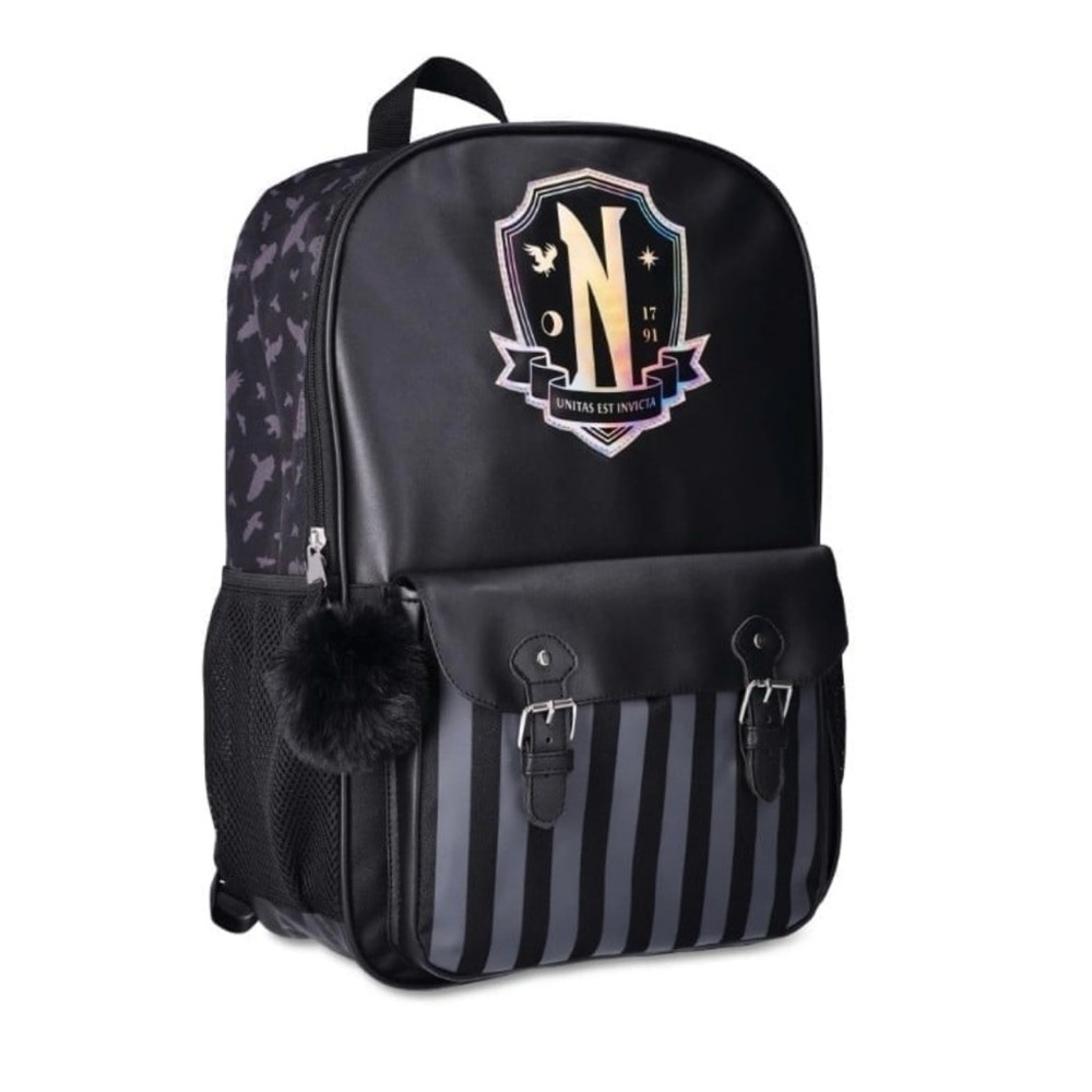 Wednesday Nevermore Academy Backpack | 17” Black | New with Tags